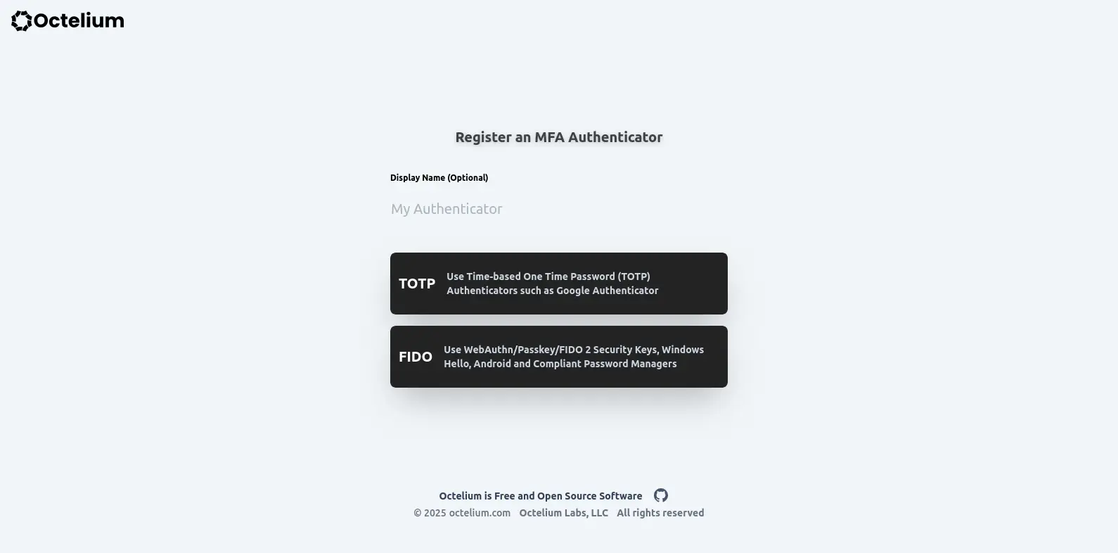 Authenticator Register